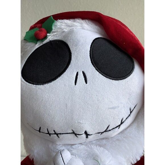 Disney Jack Skellington Nightmare Before Christmas Porch Greeter Santa Claus NEW - Picture 3 of 9